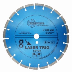 Диск алмазный отрезной 300x25,4x12 Trio Diamond Лазер бетон 380300