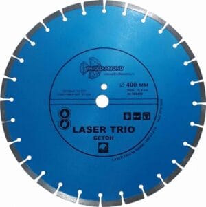 Диск алмазный отрезной 400x25,4x12 Trio Diamond Лазер бетон 380400