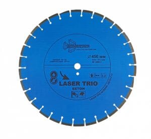 Диск алмазный отрезной 450x25,4x12 Trio Diamond Лазер бетон 380450