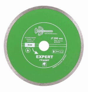 Диск алмазный отрезной 200x25,4 Сплошной Эксперт Гранит hot press EG355