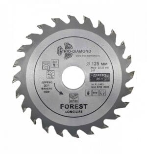 Диск пильный 125x22,23x24Т FLL803