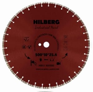 Диск алмазный отрезной 500x25,4x12 Hilberg Industrial Hard HI811