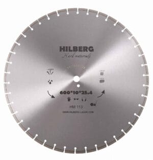 Диск алмазный отрезной 600x25,4x12 Hilberg Hard Materials Лазер HM113