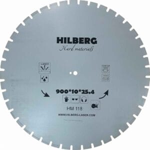 Диск алмазный отрезной 900x25,4x12 Hilberg Hard Materials Лазер HM118