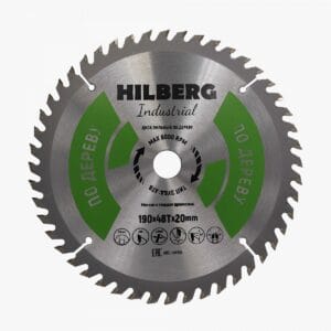 Диск пильный Hilberg Industrial Дерево 190x20x48Т HW196