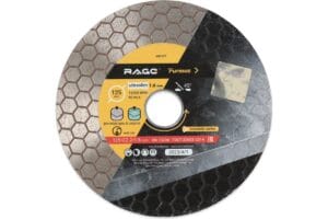 Диск алмазный по керамограниту для резки и шлифовки под углом 125 мм ультратонкий RAGE Furious 600127
