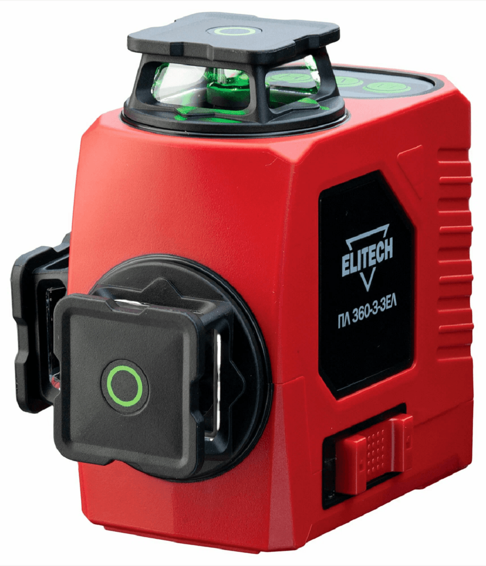 Лазерный нивелир ПЛ 360-3-ЗЕЛ ELITECH 204870