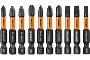 Набор бит ударных IMPACT PH+PZ+SL+HEX x 50 мм 10 шт RAGE By VIRA 554194