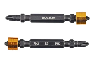 Биты магнитные двусторонние с ограничителем PH2 65 мм 2 шт RAGE By VIRA 554233