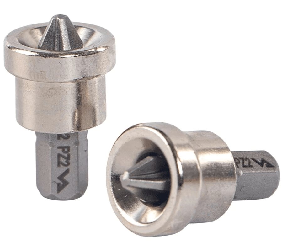 Биты магнитные с ограничителем PZ2 25 мм 2 шт VIRA 554504