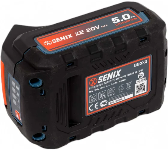 Аккумуляторная батарея SENIX 5Ач, Li-ion B50X2 — изображение 3