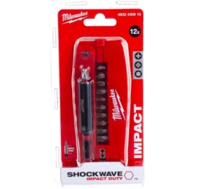 Набор бит "Крокодил №2" (12шт) Milwaukee 4932430910