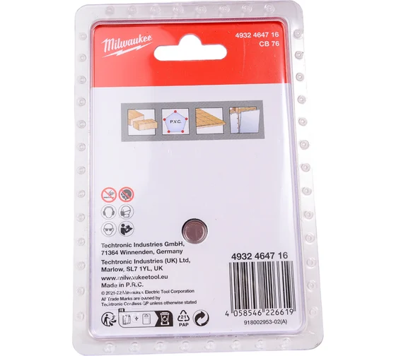 Диск по дереву и пластику, 76х10 мм Milwaukee 4932464716 — изображение 2