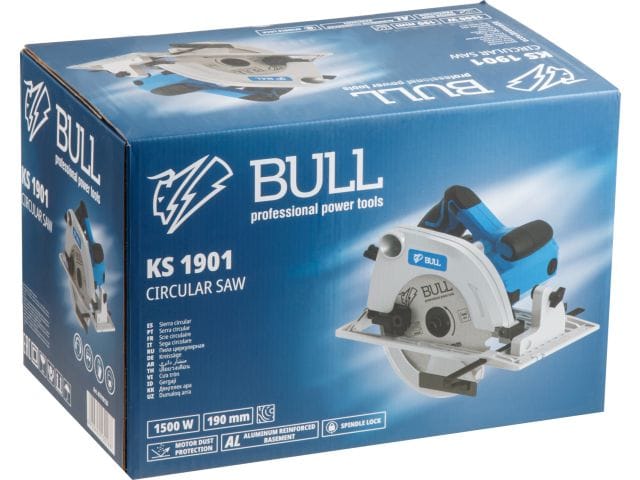 Пила циркулярная BULL KS 1901 1500 Вт 190х30 мм до 66 мм (07018126) — изображение 8