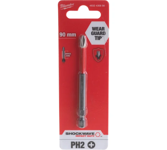 Бита SHOCKWAVE (PH2; 90 мм) Milwaukee 4932430856 — изображение 4