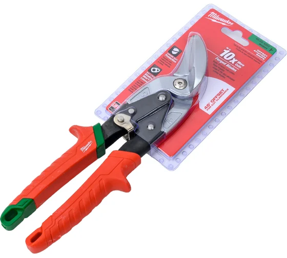 Ножницы по металлу Milwaukee NEW Ножницы 45градусов правый рез 48224522