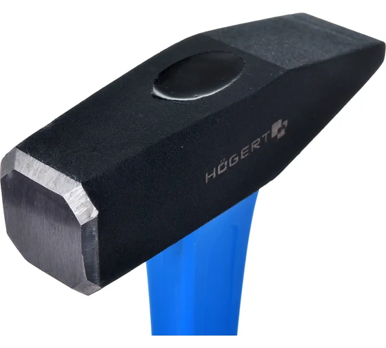 Слесарный молоток HOEGERT TECHNIK 800 г с рукояткой из стекловолокна HT3B028 — изображение 6