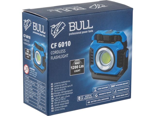 Фонарь светодиодный аккумуляторный BULL CF 6010 (1323886) — изображение 10