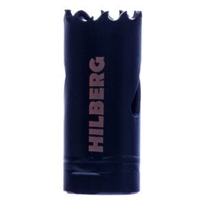 Коронка биметаллическая по металлу 22мм крупный зуб Hilberg Bi-Metal Cobalt 8% (М42) CML022