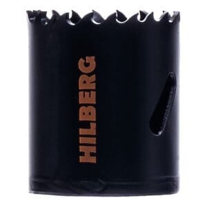 Коронка биметаллическая по металлу 38мм крупный зуб Hilberg Bi-Metal Cobalt 8% (М42) CML038