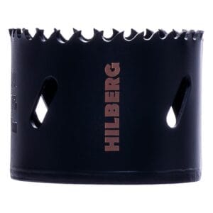 Коронка биметаллическая по металлу 57мм крупный зуб Hilberg Bi-Metal Cobalt 8% (М42) CML057