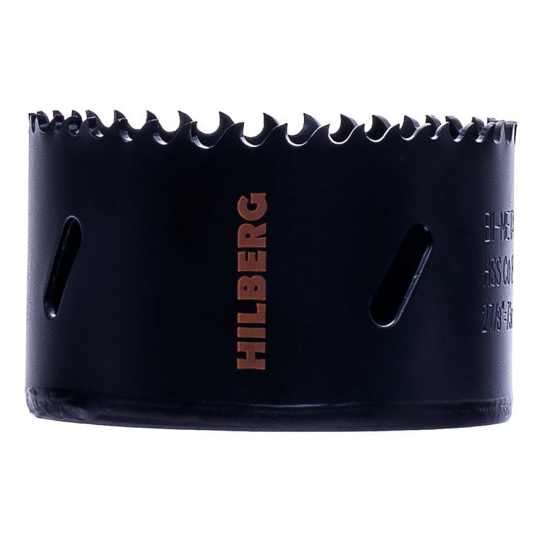 Коронка биметаллическая по металлу 73мм крупный зуб Hilberg Bi-Metal Cobalt 8% (М42) CML073