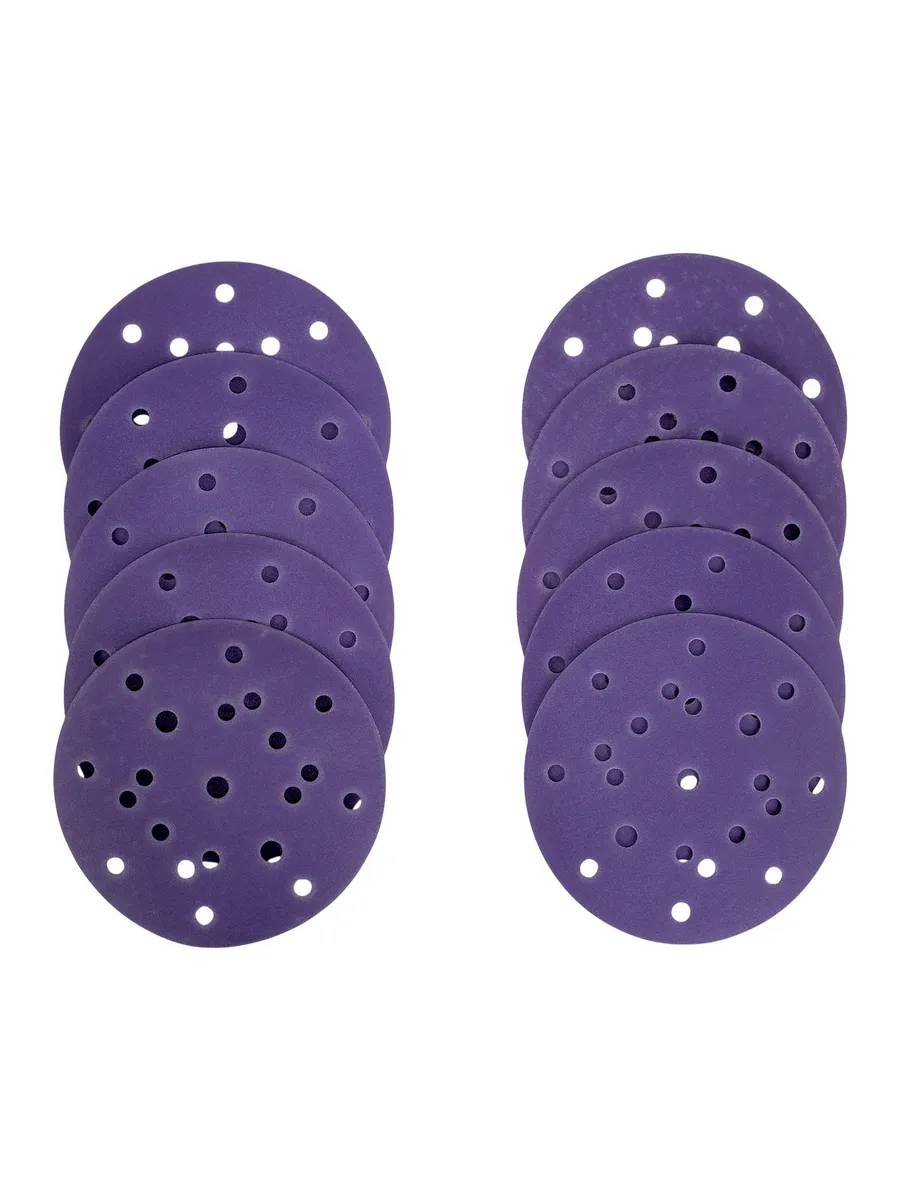 Круги шлифовальные с керамическим зерном RAGE 150 мм P240 10 шт 558083 — изображение 4