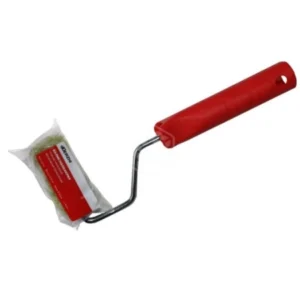 Мини-валик малярный в сборе Derzhi Мастер велюр, ворс 12 мм, 15х70 мм, 8201-607