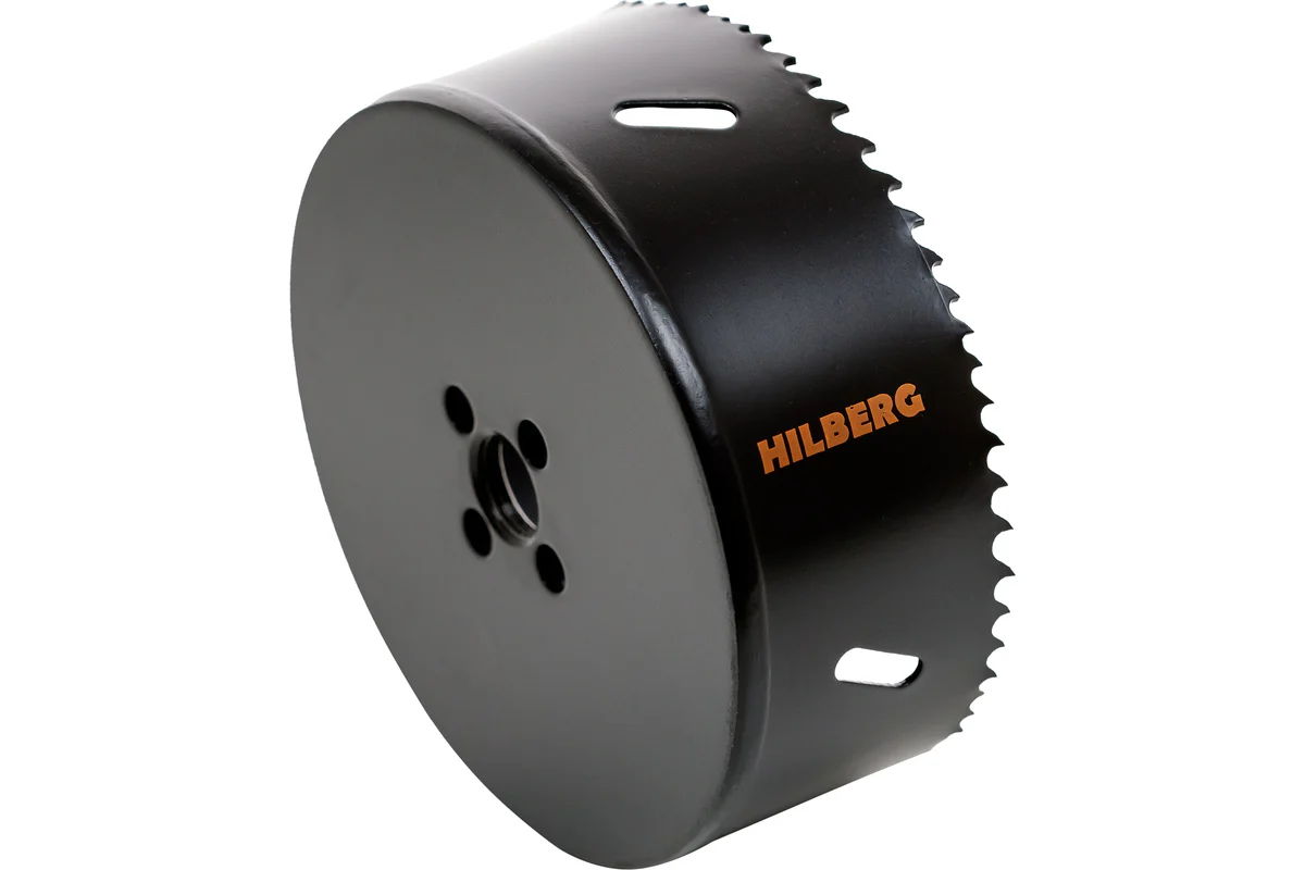 Коронка биметаллическая по металлу Hilberg 110мм, крупный зуб, Bi-Metal Cobalt 8% (М42) CML110 — изображение 2