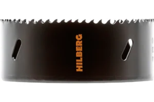 Коронка биметаллическая по металлу Hilberg 110мм, крупный зуб, Bi-Metal Cobalt 8% (М42) CML110