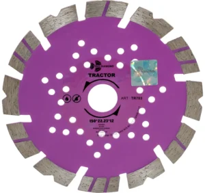 Диск алмазный отрезной TRIO-DIAMOND 150*22,23*12 серия Tractor TR703